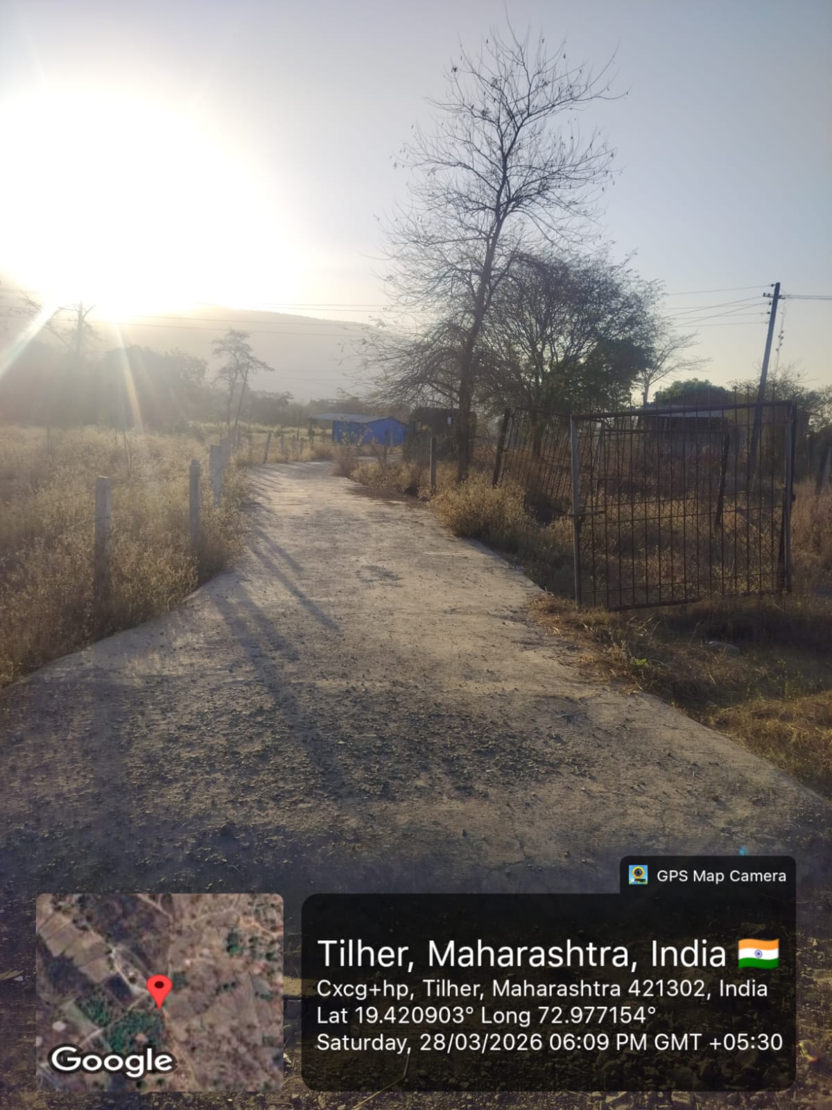 रस्ता कॉंक्रिटीकरण भावर घरापर्यंत